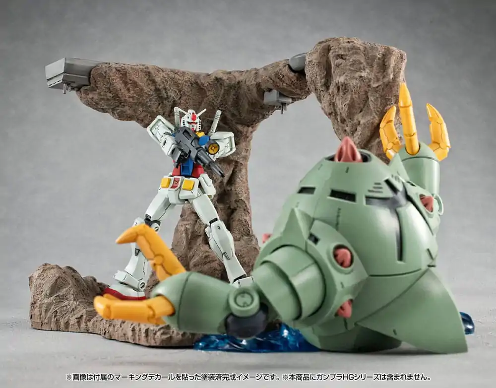 Mobile Suit Gundam SEED RM Series Realistic Model Series Diorama 1/144 G Structure (GS01) Tragedy in Jaburo Material Color Edition 16 cm fotografija proizvoda