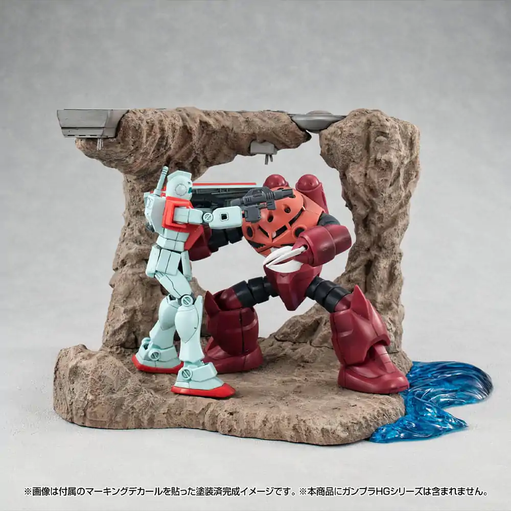 Mobile Suit Gundam SEED RM Series Realistic Model Series Diorama 1/144 G Structure (GS01) Tragedy in Jaburo Material Color Edition 16 cm fotografija proizvoda