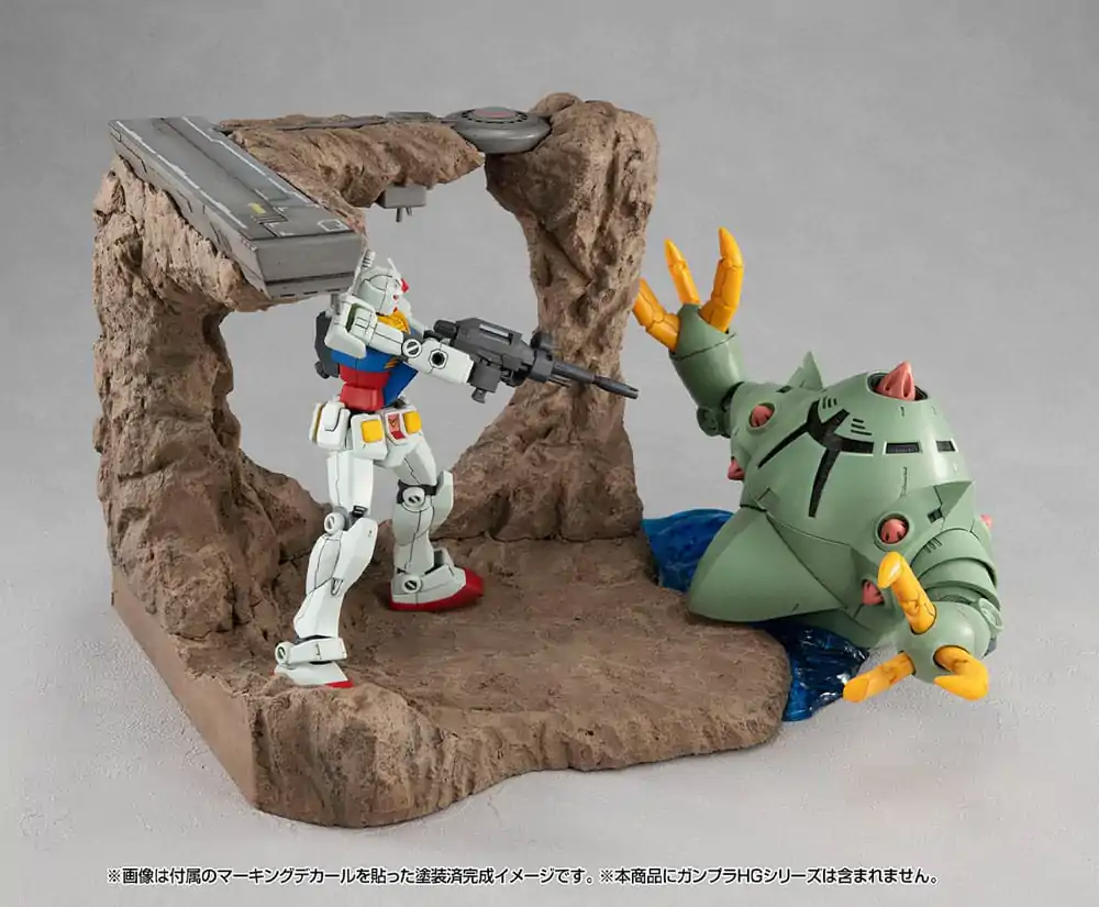 Mobile Suit Gundam SEED RM Series Realistic Model Series Diorama 1/144 G Structure (GS01) Tragedy in Jaburo Material Color Edition 16 cm fotografija proizvoda