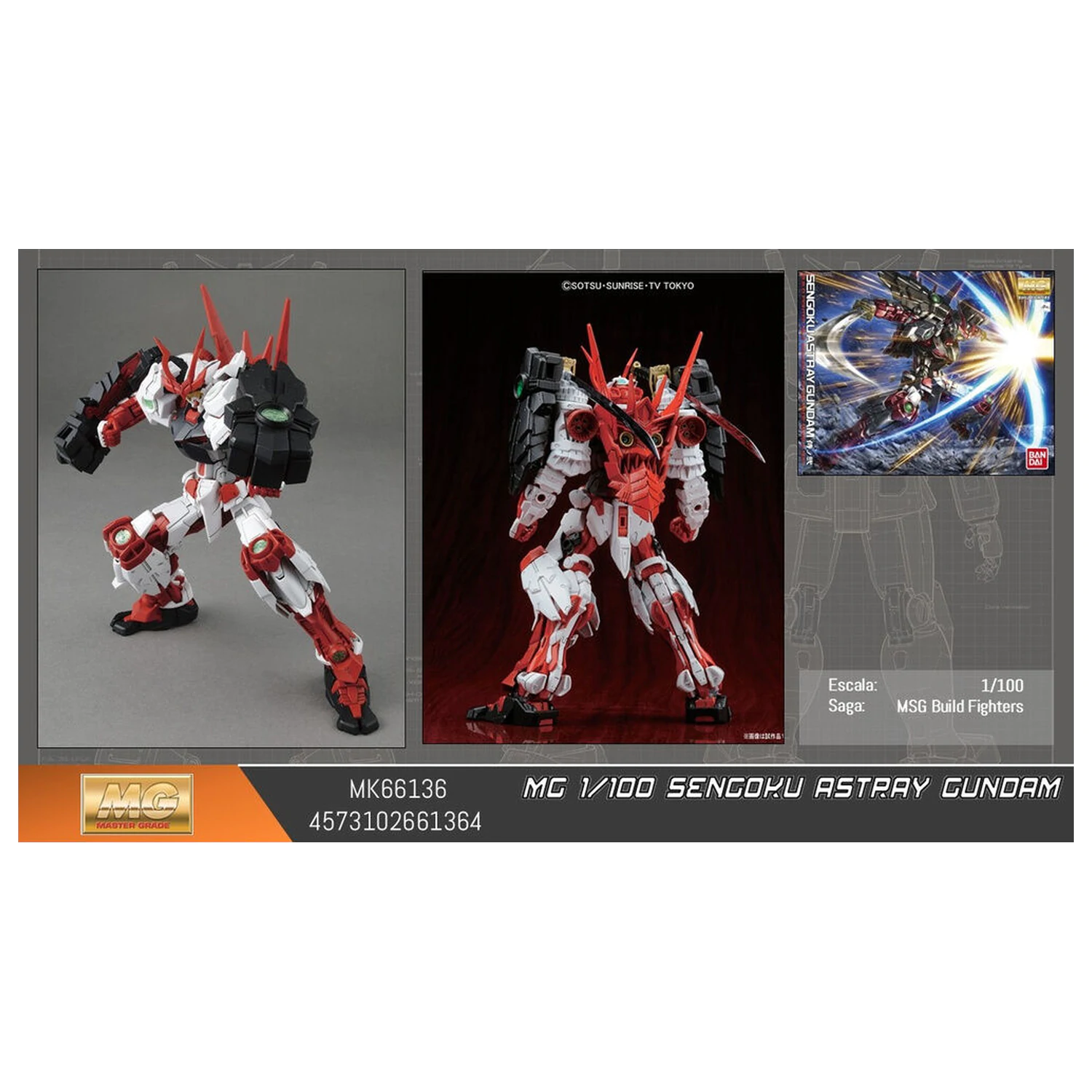 Mobile Suit Gundam Sengoku Astray MG 1/100 model kit figura fotografija proizvoda