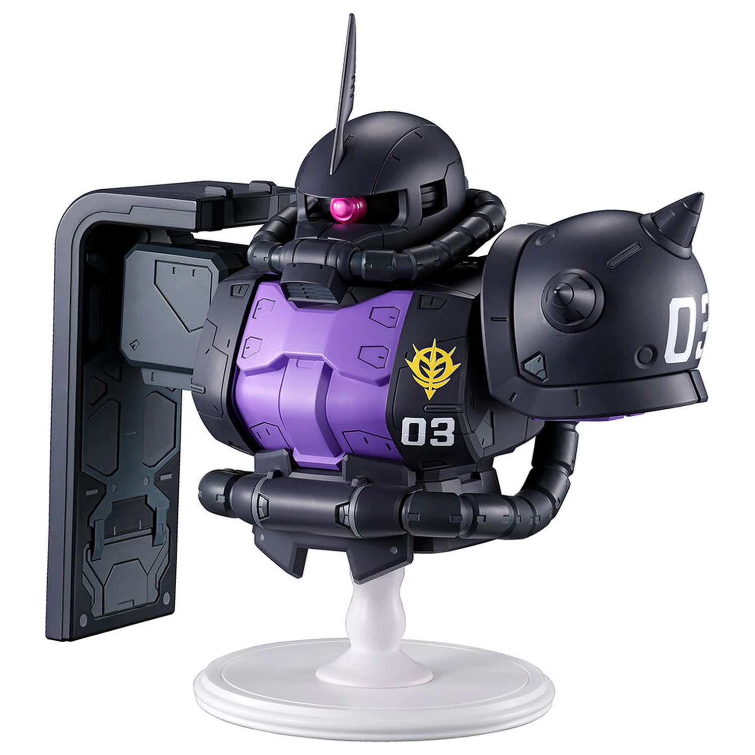 Mobile Suit Gundam Universal Century Saga Interlude Zaku II Black Tri-Stars Ichibansho figura 16cm fotografija proizvoda