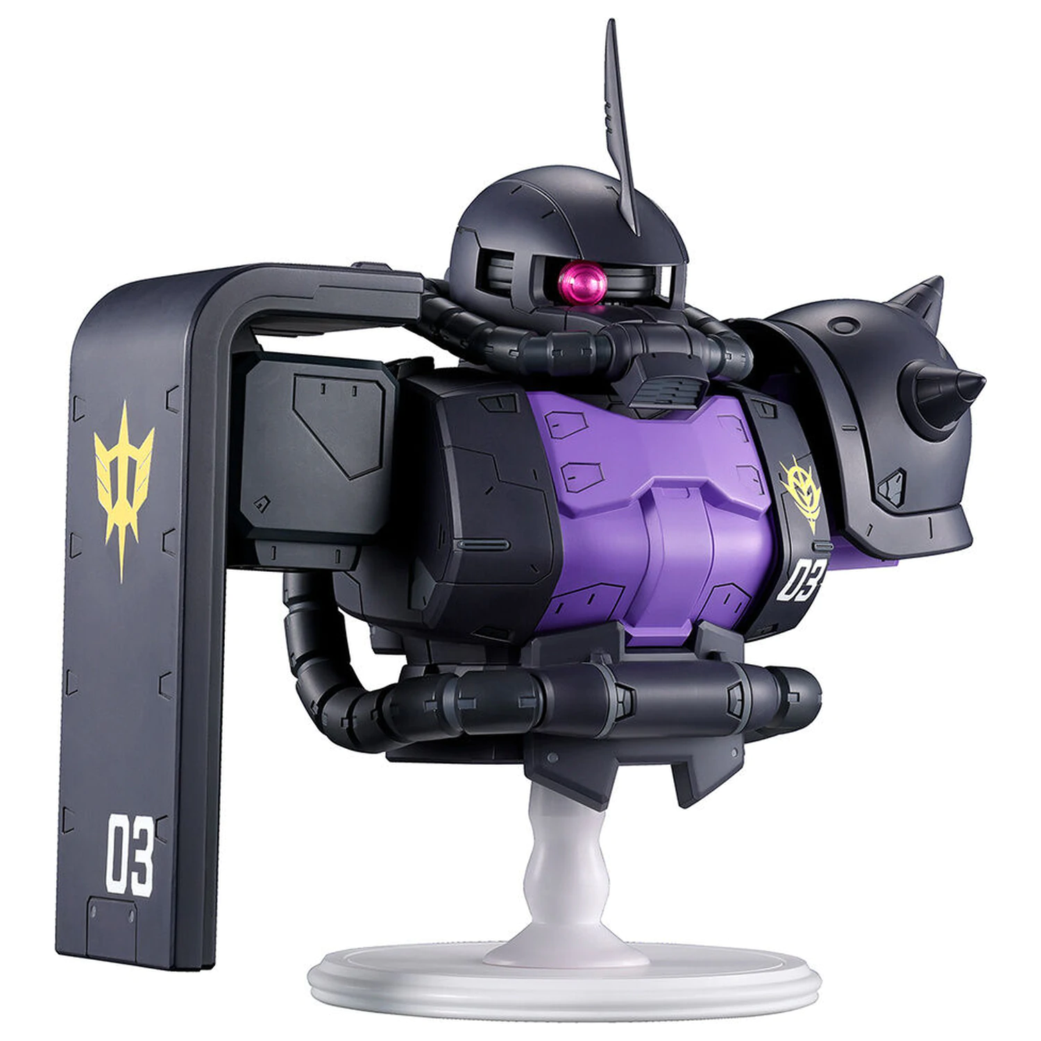 Mobile Suit Gundam Universal Century Saga Interlude Zaku II Black Tri-Stars Ichibansho figura 16cm fotografija proizvoda