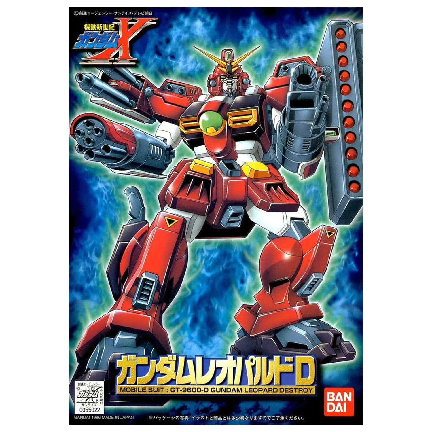 Mobile Suit Gundam X - Gundam Leopard Destroy 1/144 komplet modela fotografija proizvoda