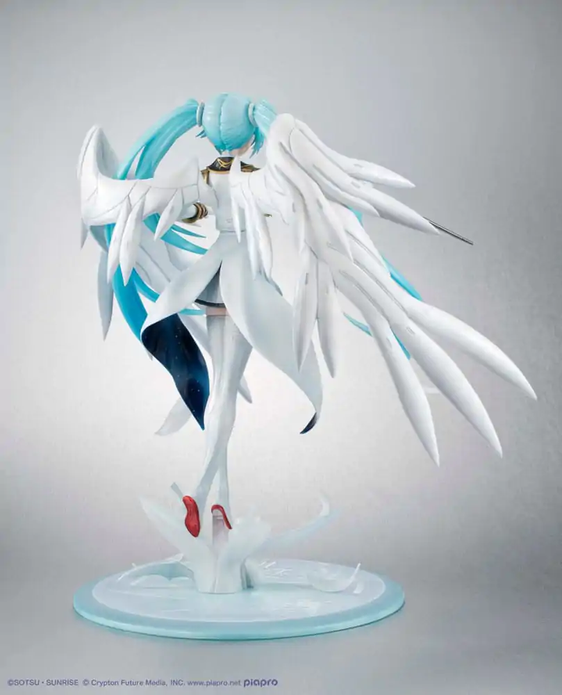 Mobile Suit Gundam x Hatsune Miku Lucrea PVC Statua Hatsune Miku x Wing Gundam Zero EW 45. godišnjica 27 cm fotografija proizvoda