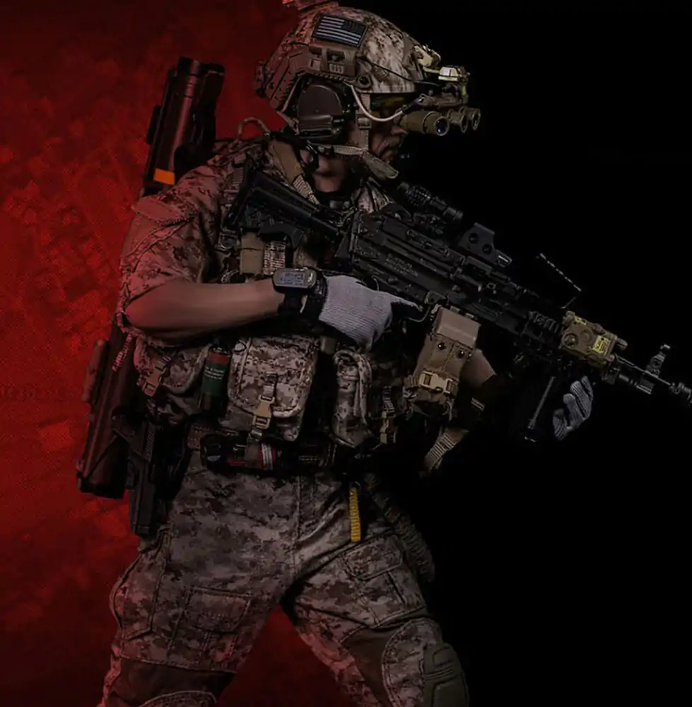 Moderna vojna akcijska figura 1/6 Geronimo Devgru - MK46 MOD1 Gunner (Operacija Neptune Spear) 30 cm fotografija proizvoda