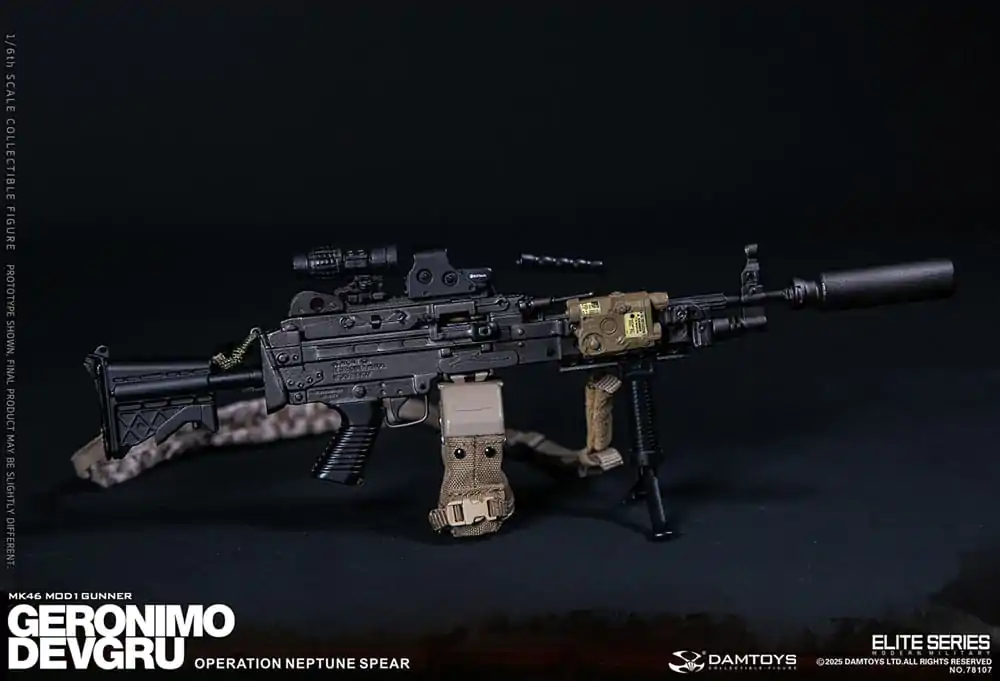 Moderna vojna akcijska figura 1/6 Geronimo Devgru - MK46 MOD1 Gunner (Operacija Neptune Spear) 30 cm fotografija proizvoda