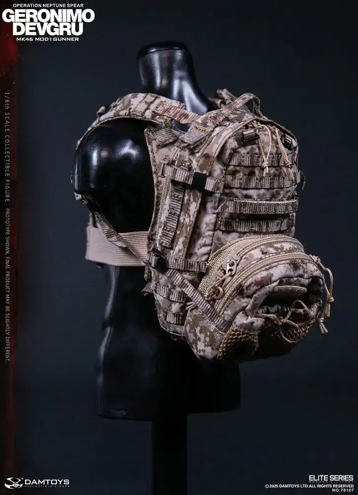 Moderna vojna akcijska figura 1/6 Geronimo Devgru - MK46 MOD1 Gunner (Operacija Neptune Spear) 30 cm fotografija proizvoda