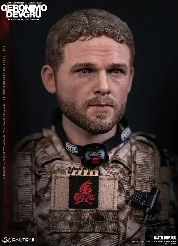 Moderna vojna akcijska figura 1/6 Geronimo Devgru - MK46 MOD1 Gunner (Operacija Neptune Spear) 30 cm fotografija proizvoda