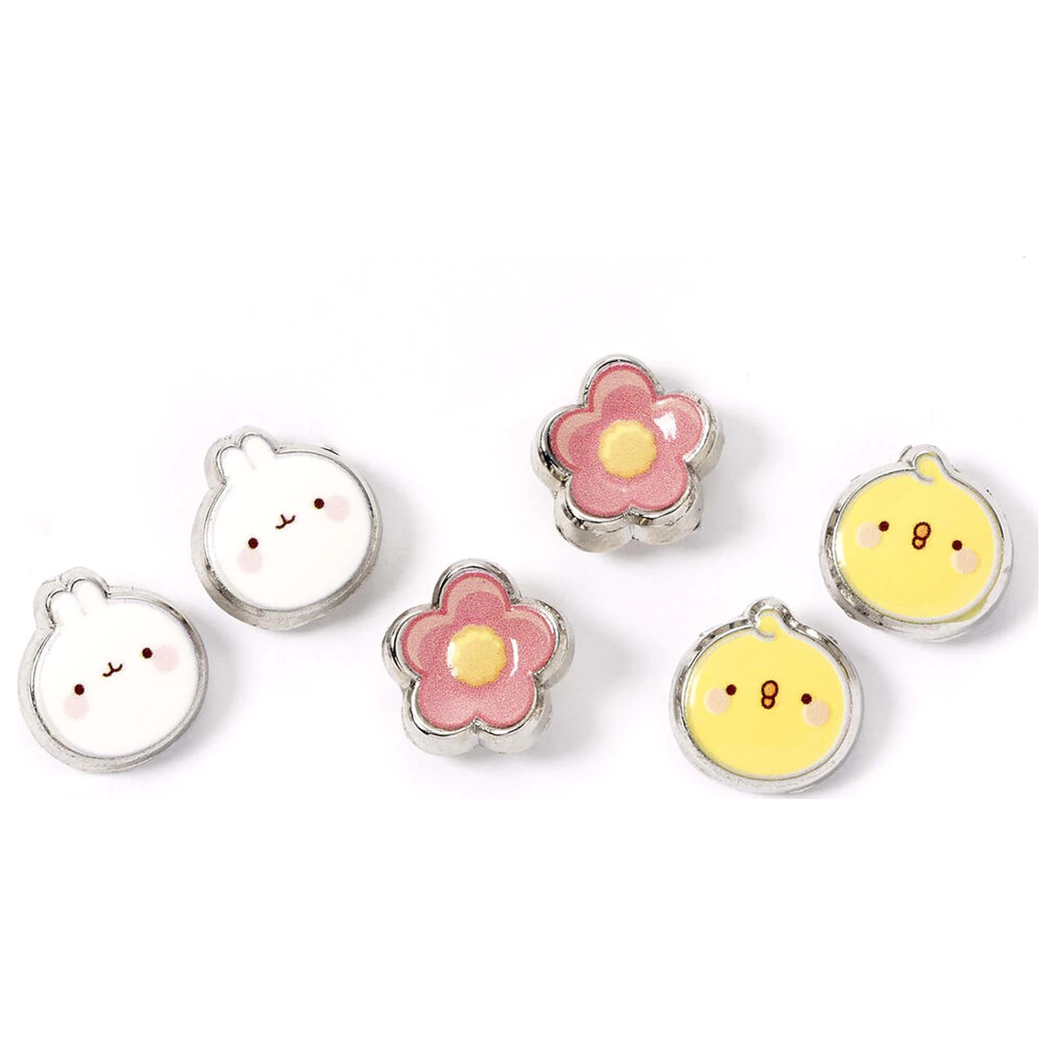 Molang set od 3 para naušnica fotografija proizvoda