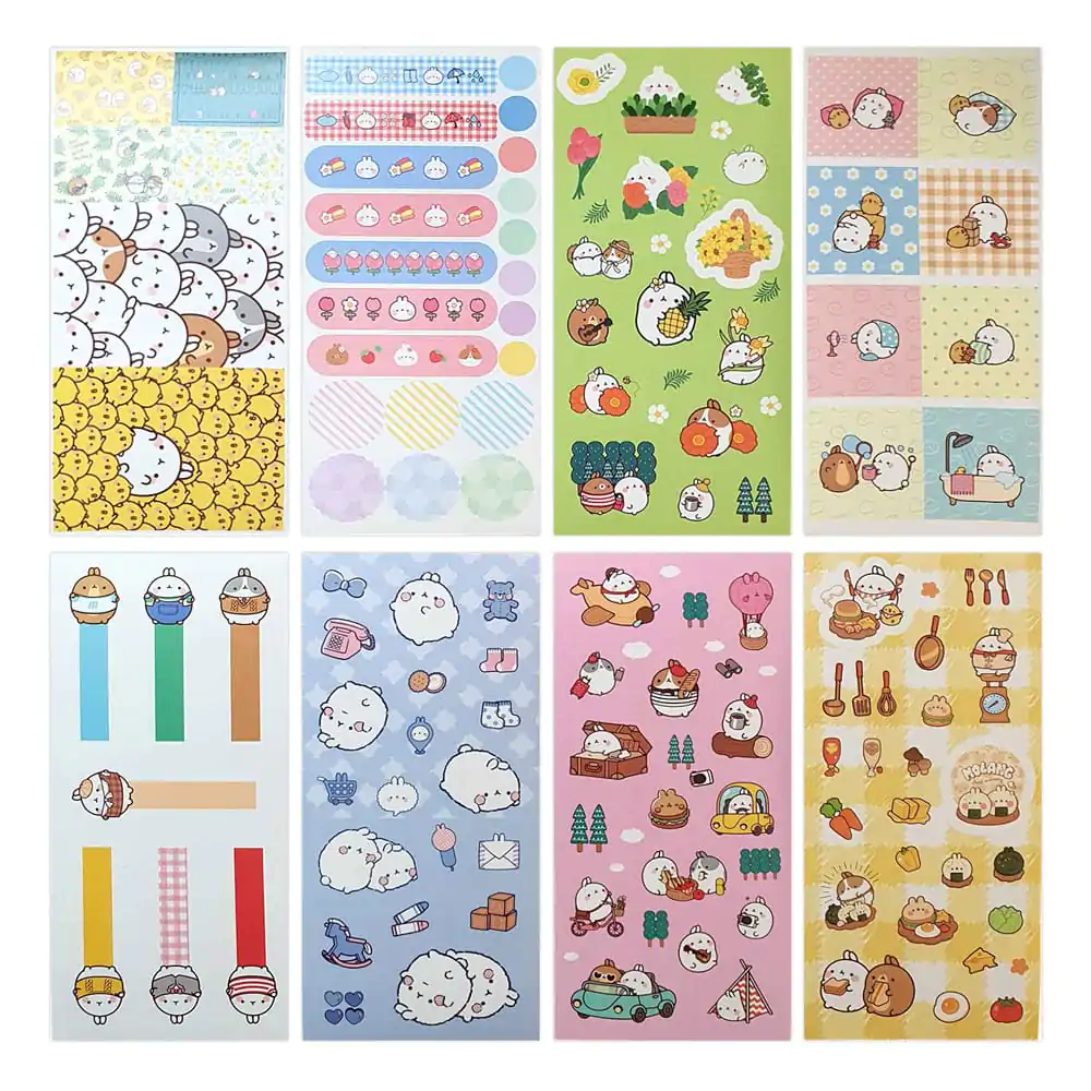 Molang paket naljepnica Happy Days fotografija proizvoda