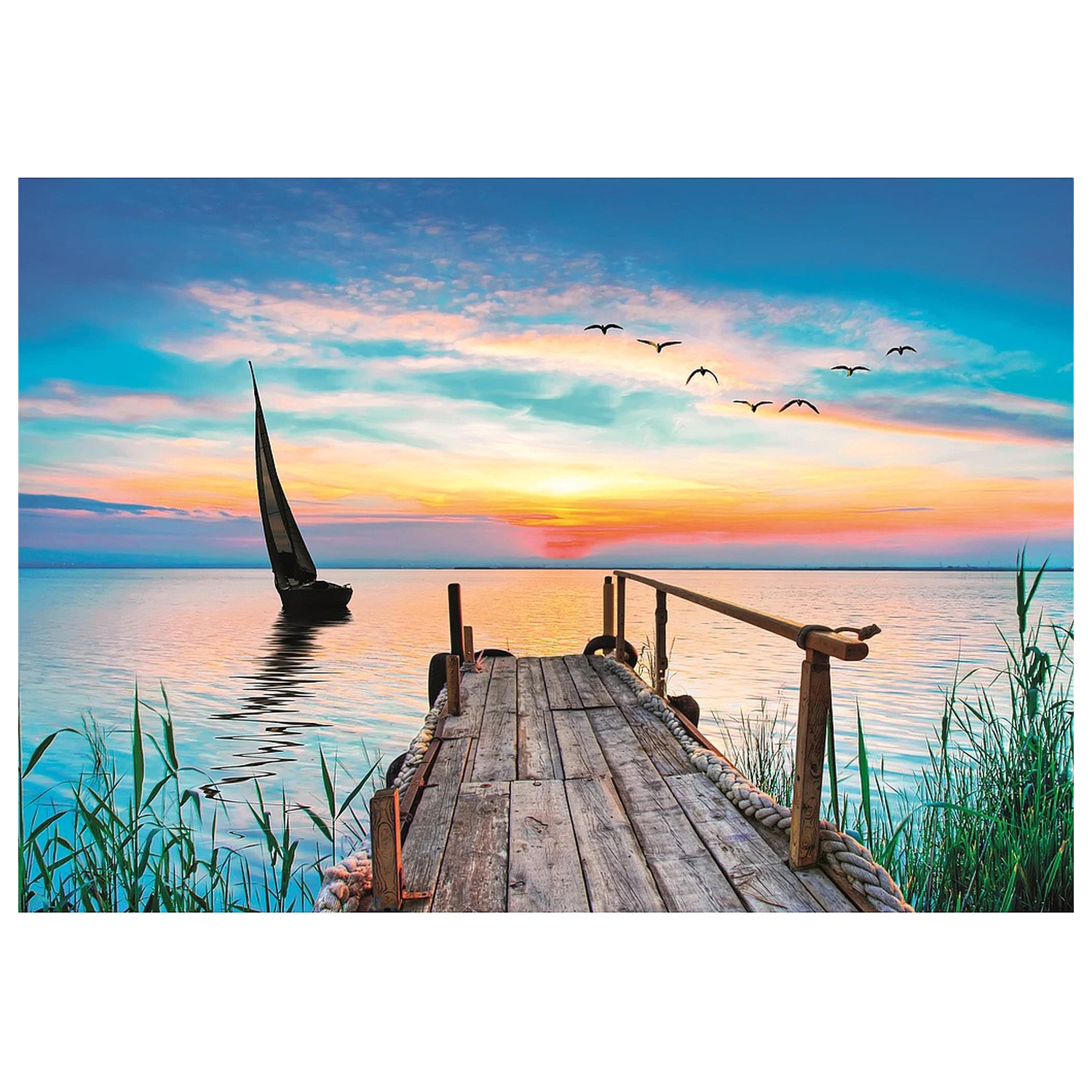 Pier Peaceful puzzle od 500 komada fotografija proizvoda