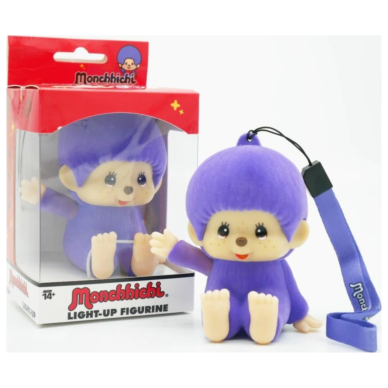 Monchhichi LED Svjetleća Lila Figura fotografija proizvoda