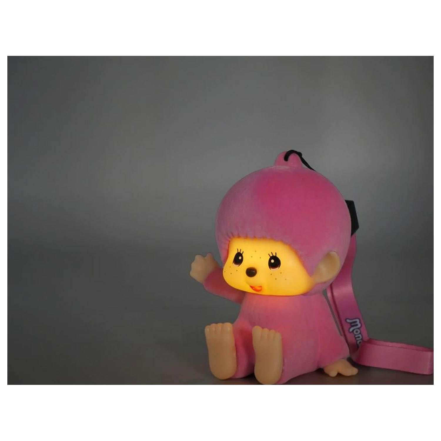 Monchhichi LED svijetleća ružičasta figura 9cm fotografija proizvoda