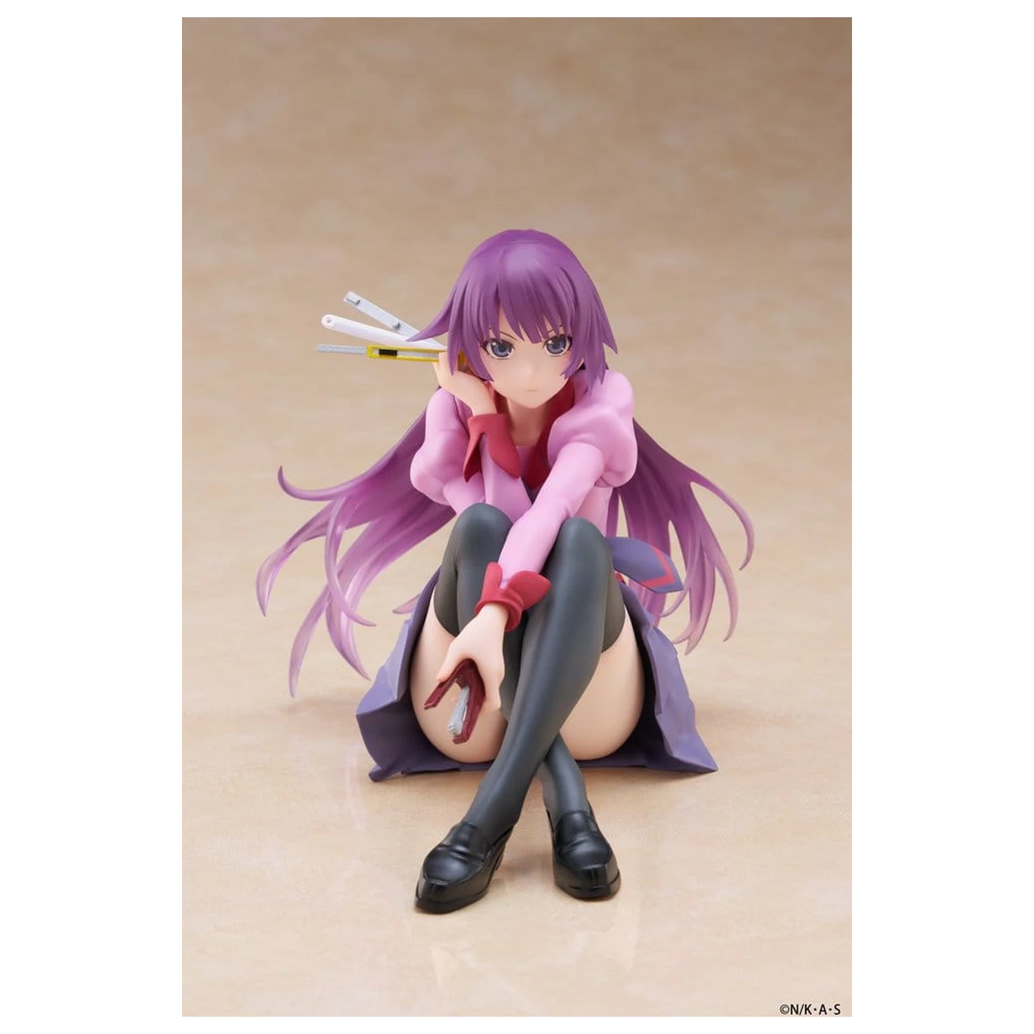 Monogatari PVC Kip Radna površina Slatka figura Hitagi Senjougahara 13 cm fotografija proizvoda