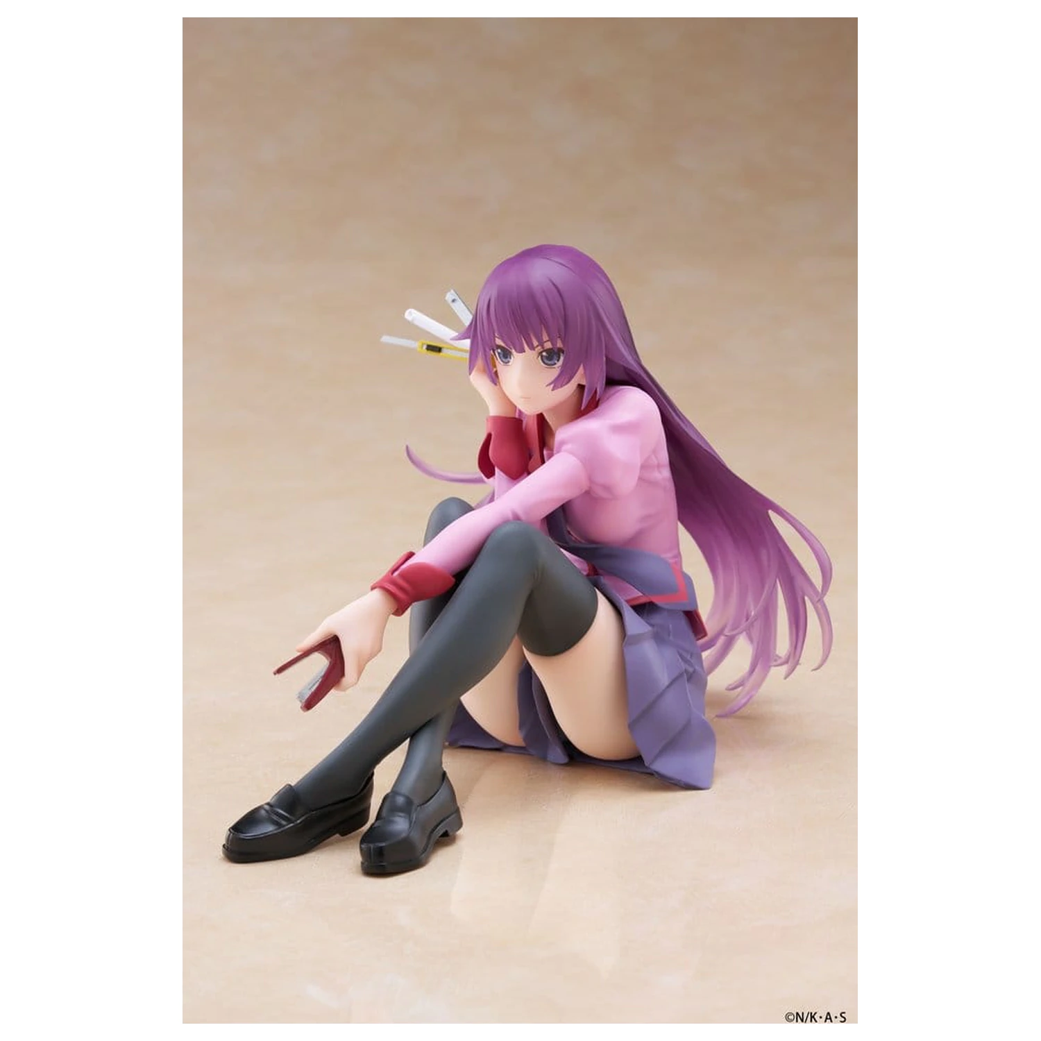 Monogatari PVC Kip Radna površina Slatka figura Hitagi Senjougahara 13 cm fotografija proizvoda