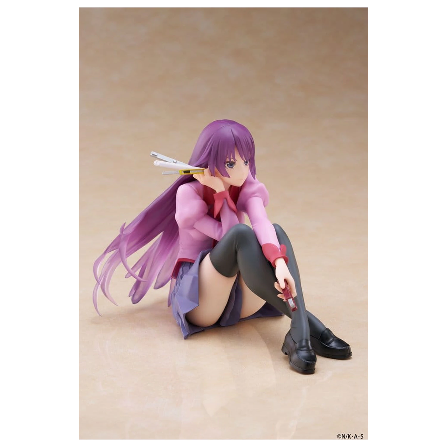 Monogatari PVC Kip Radna površina Slatka figura Hitagi Senjougahara 13 cm fotografija proizvoda