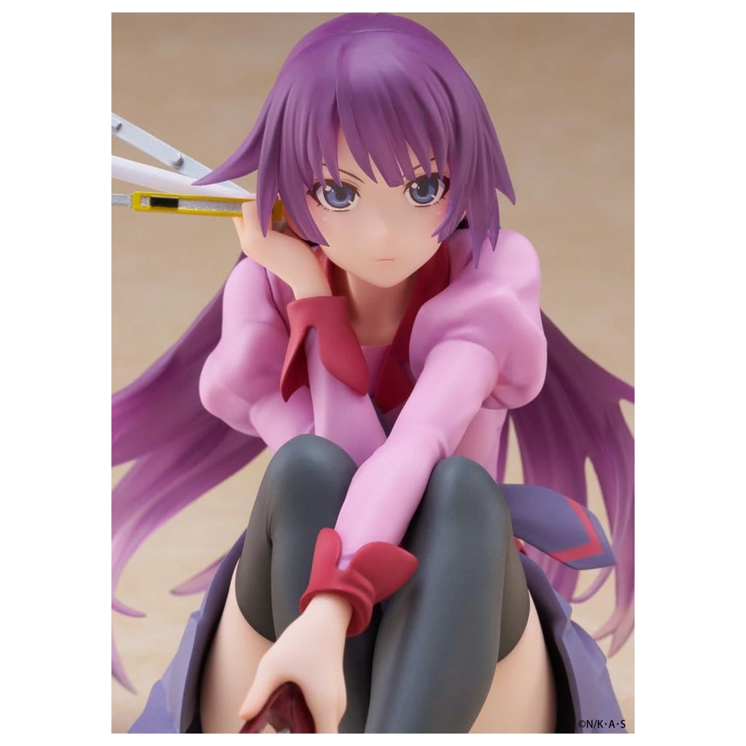 Monogatari PVC Kip Radna površina Slatka figura Hitagi Senjougahara 13 cm fotografija proizvoda