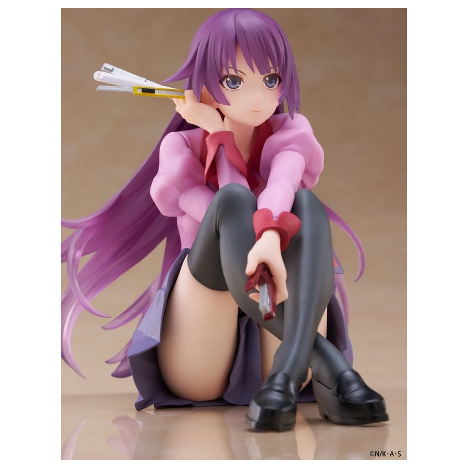 Monogatari PVC Kip Radna površina Slatka figura Hitagi Senjougahara 13 cm fotografija proizvoda
