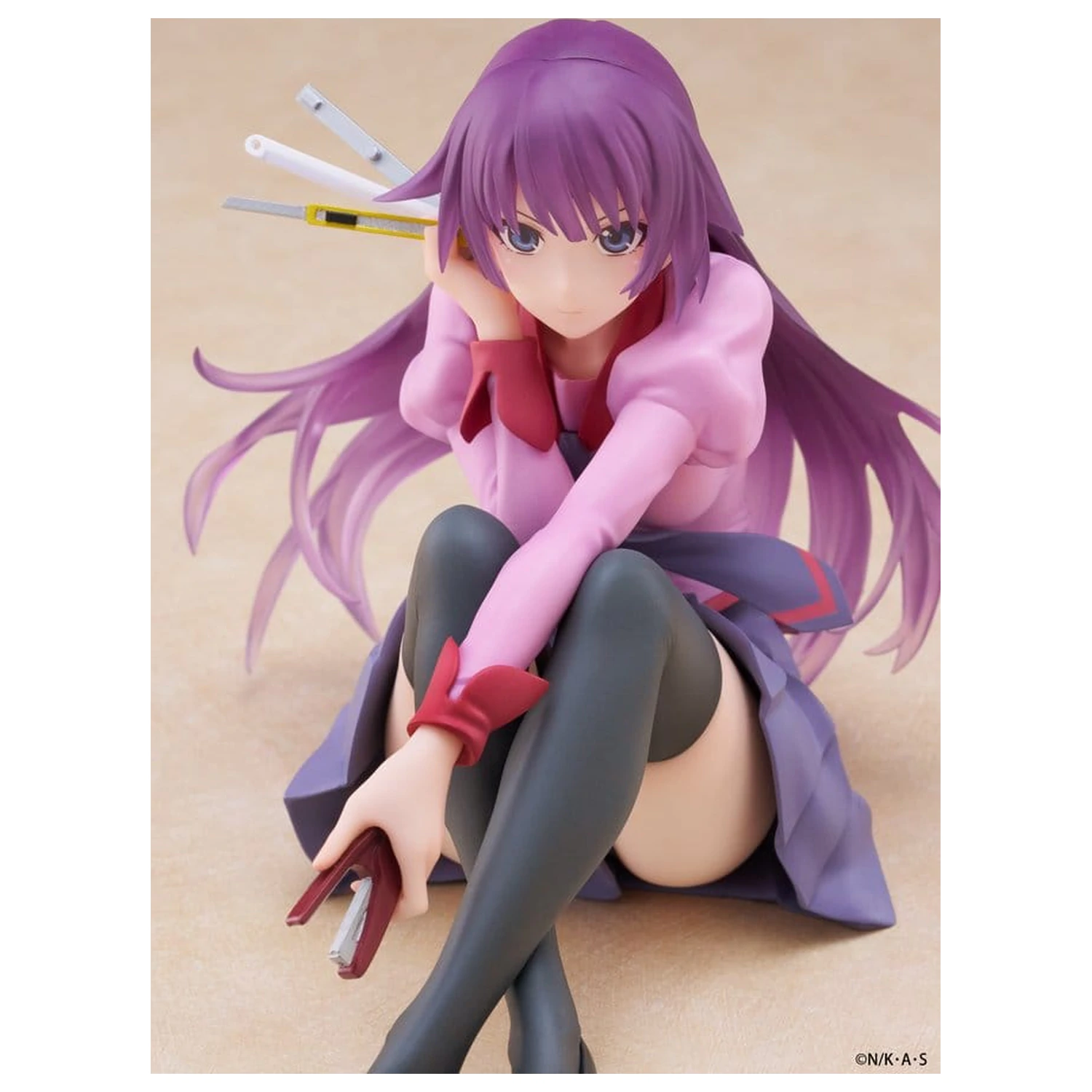 Monogatari PVC Kip Radna površina Slatka figura Hitagi Senjougahara 13 cm fotografija proizvoda