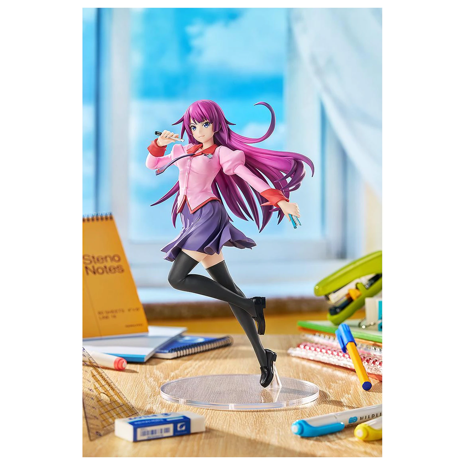 MONOGATARI Hitagi Senjyogahara Pop Up Parade L figura 23 cm fotografija proizvoda