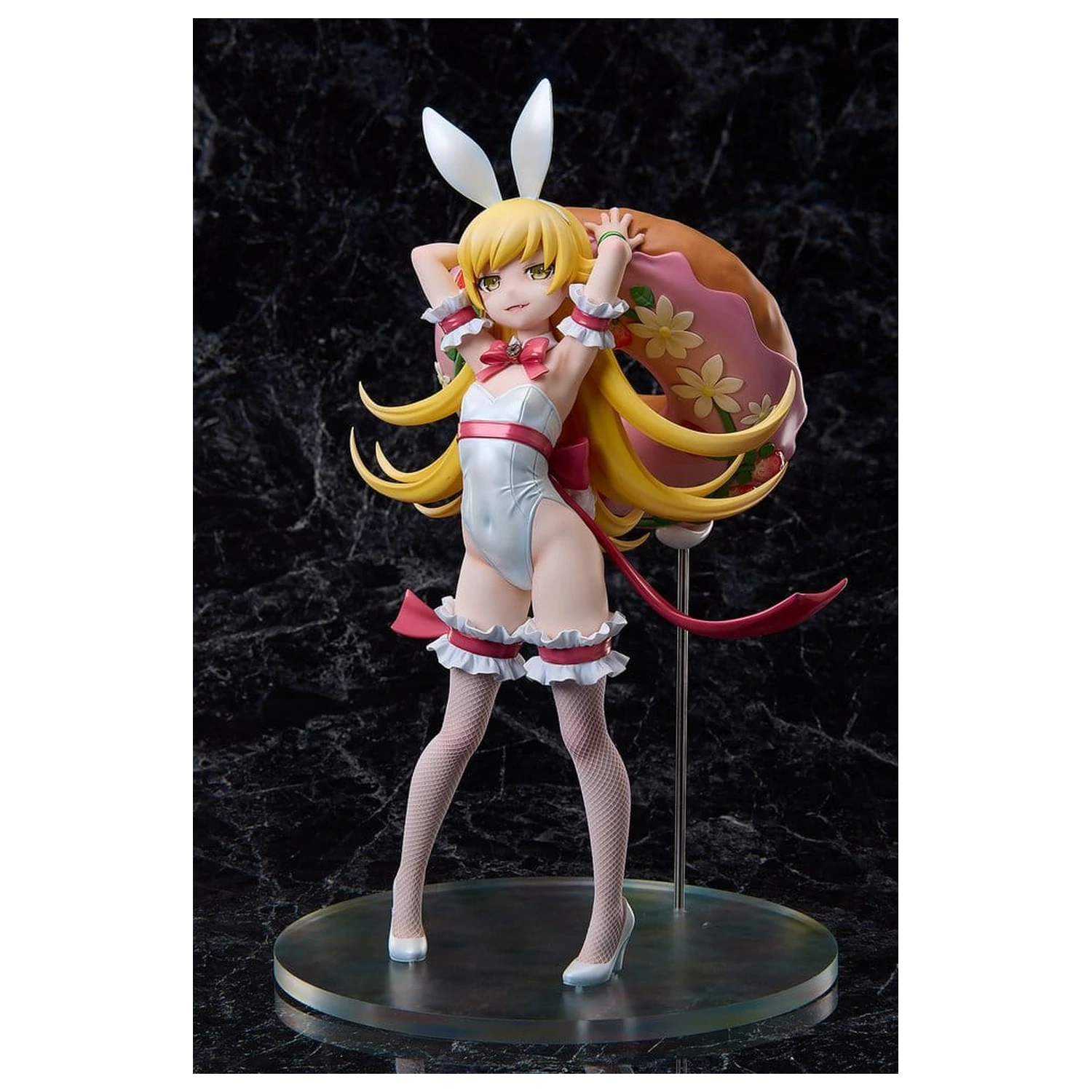 Monogatari Series PVC kip 1/4 Shinobu Oshino White Bunny Ver. 35 cm fotografija proizvoda