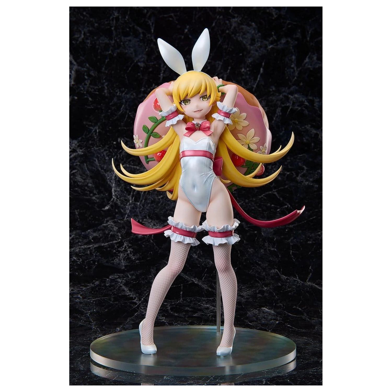 Monogatari Series PVC kip 1/4 Shinobu Oshino White Bunny Ver. 35 cm fotografija proizvoda