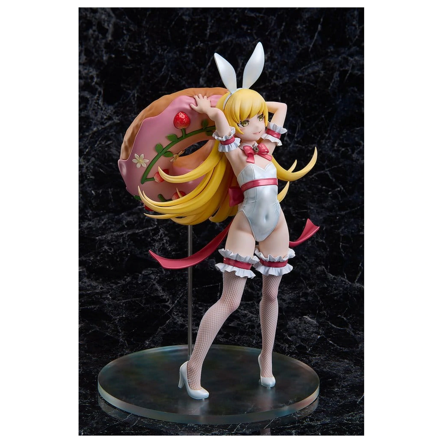 Monogatari Series PVC kip 1/4 Shinobu Oshino White Bunny Ver. 35 cm fotografija proizvoda