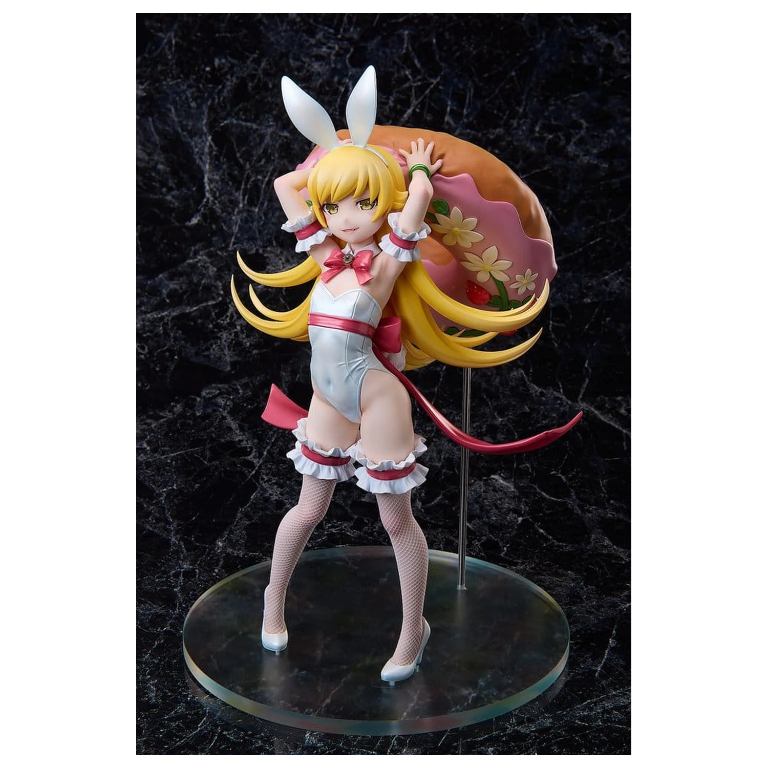 Monogatari Series PVC kip 1/4 Shinobu Oshino White Bunny Ver. 35 cm fotografija proizvoda