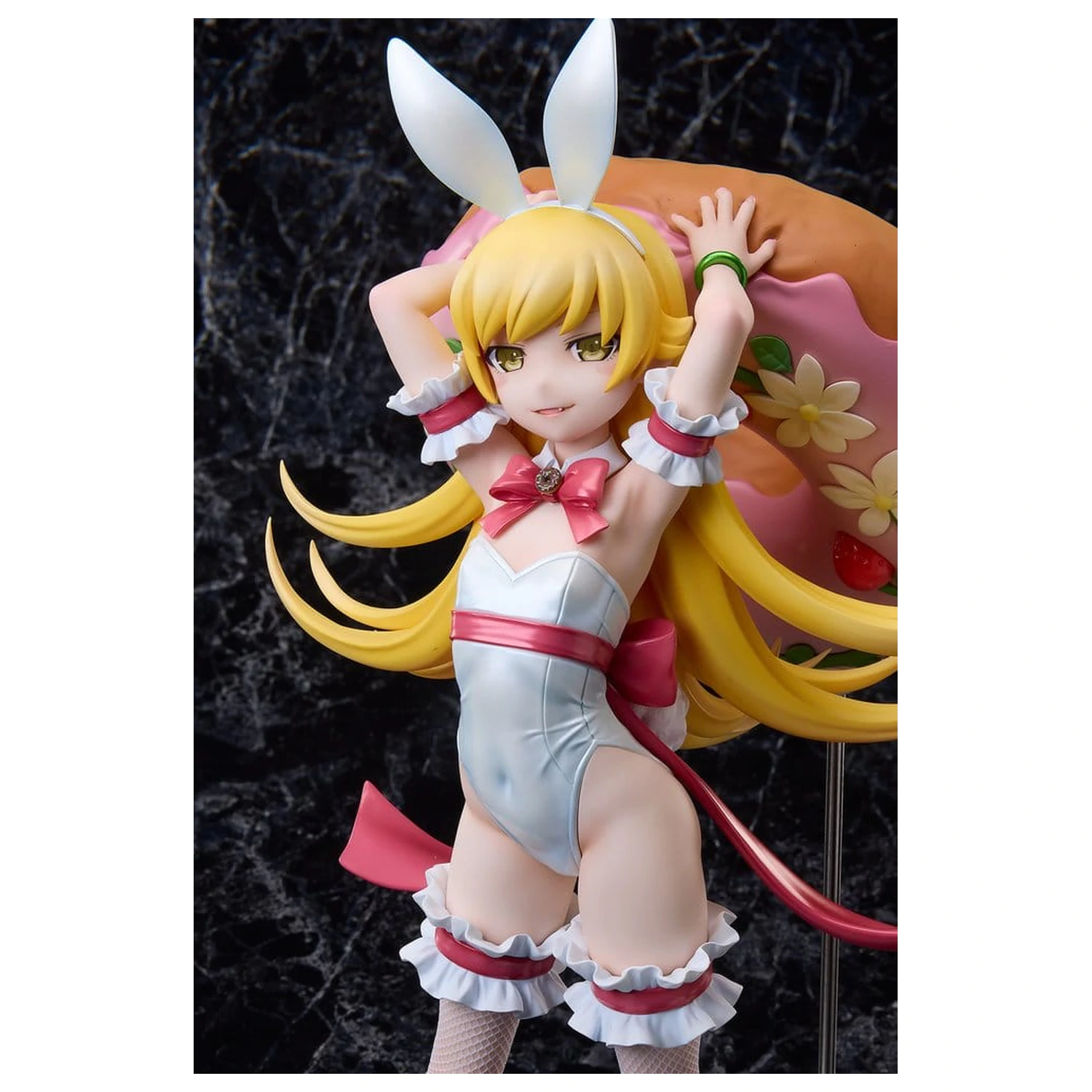 Monogatari Series PVC kip 1/4 Shinobu Oshino White Bunny Ver. 35 cm fotografija proizvoda