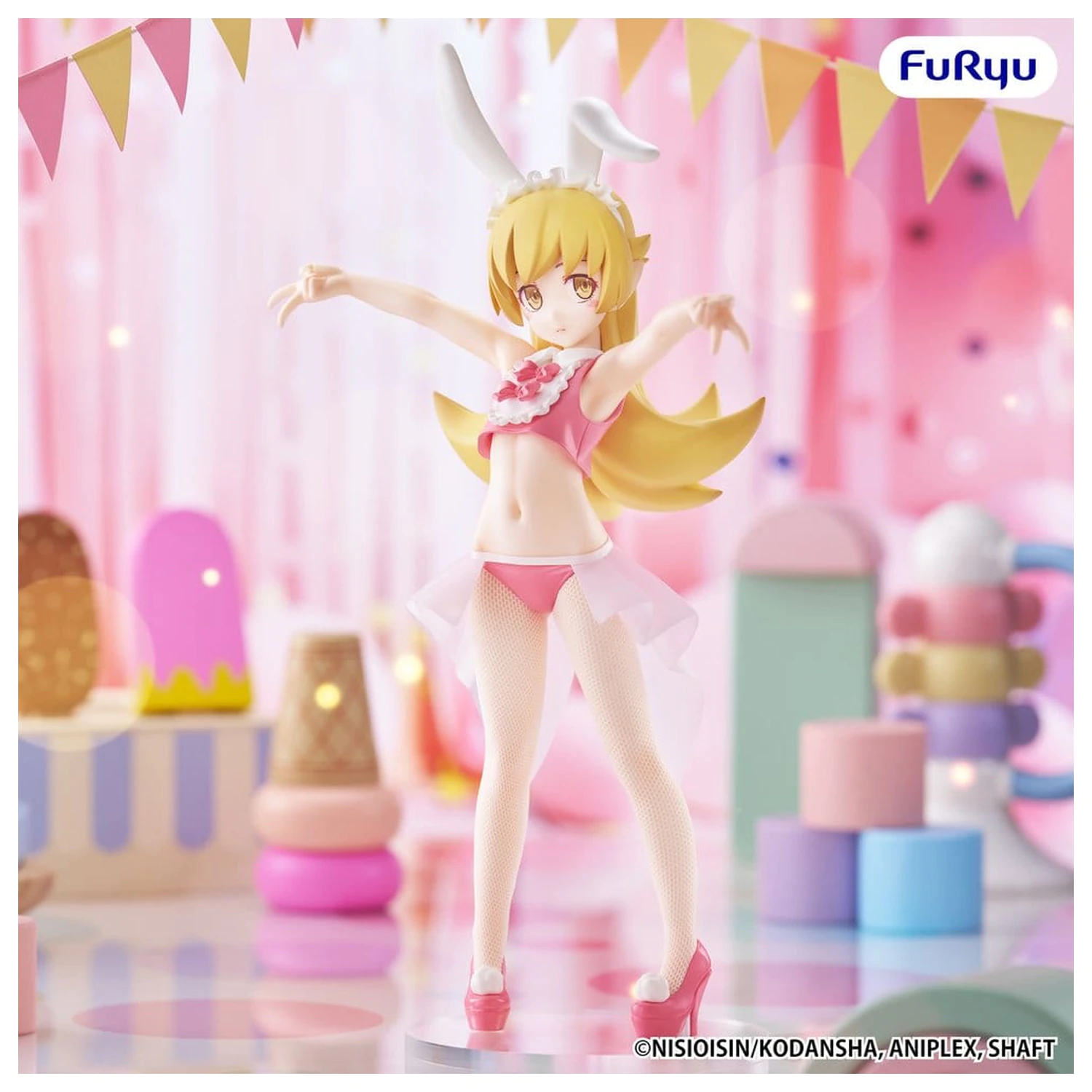 Monogatari Series BiCute Bunnies PVC figura Shinobu Oshino 23 cm fotografija proizvoda