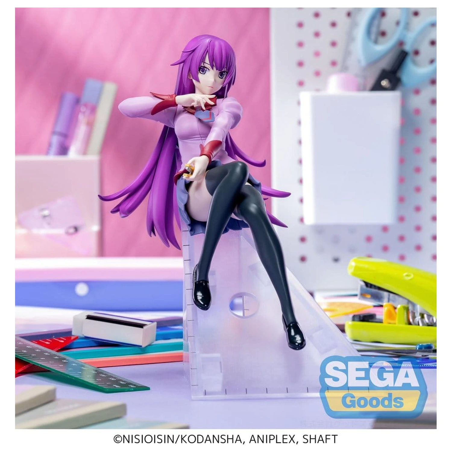 Monogatari Series Luminasta PVC Figura Hitagi Senjyogahara 19 cm fotografija proizvoda
