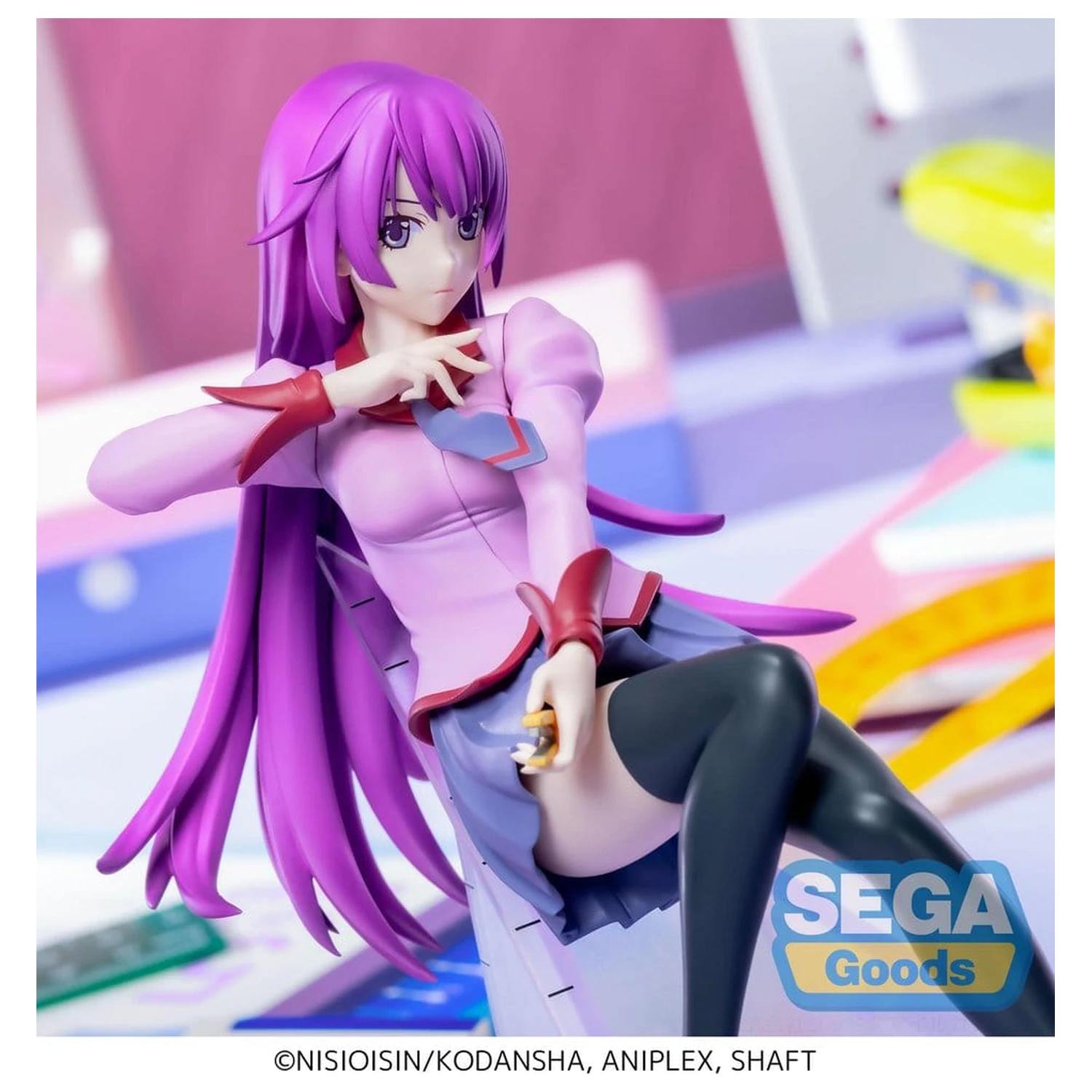 Monogatari Series Luminasta PVC Figura Hitagi Senjyogahara 19 cm fotografija proizvoda