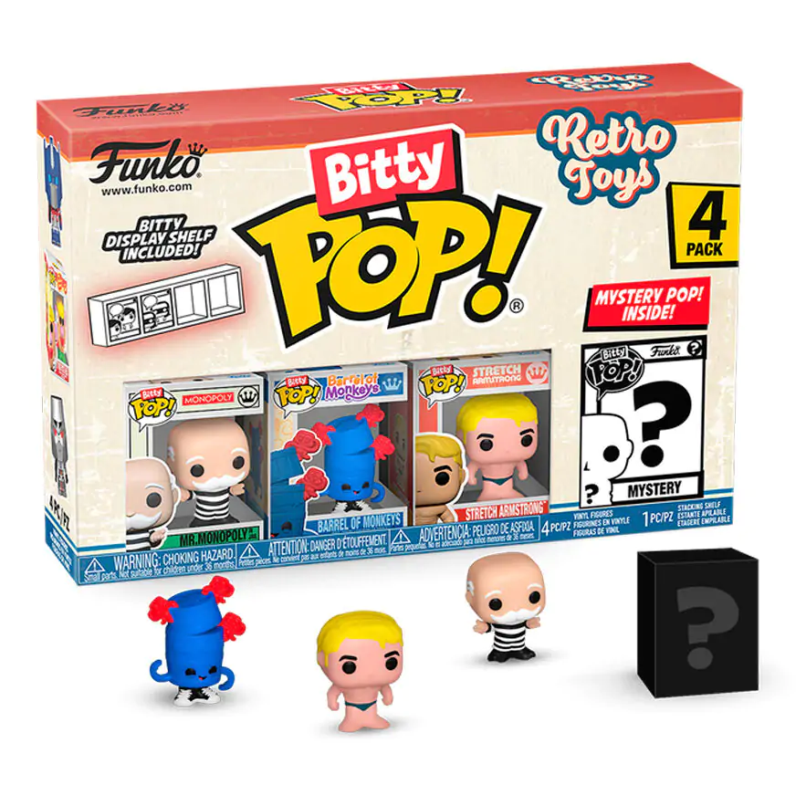 Monopoly Bitty Funko POP! Vinil figurice 4-Pack 2,5 cm fotografija proizvoda