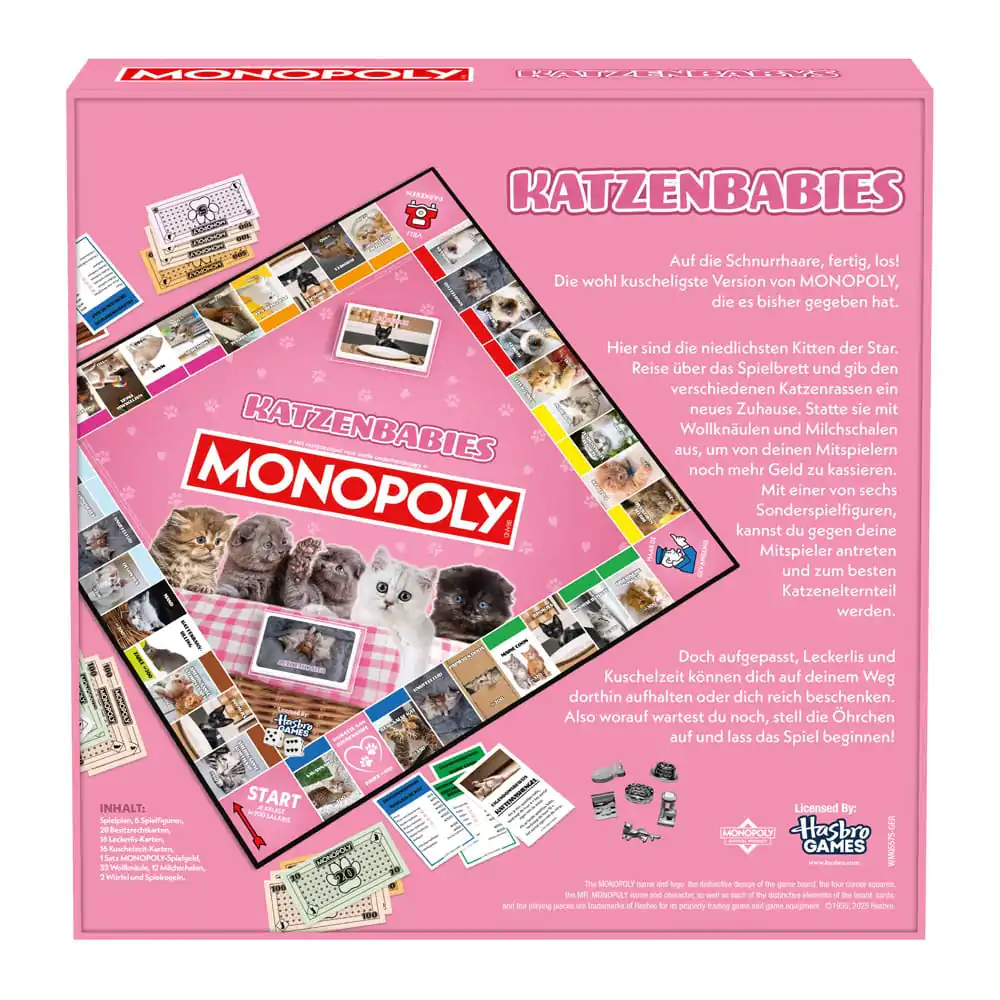 Monopoly Društvena igra Katzenbabys *German Version* fotografija proizvoda