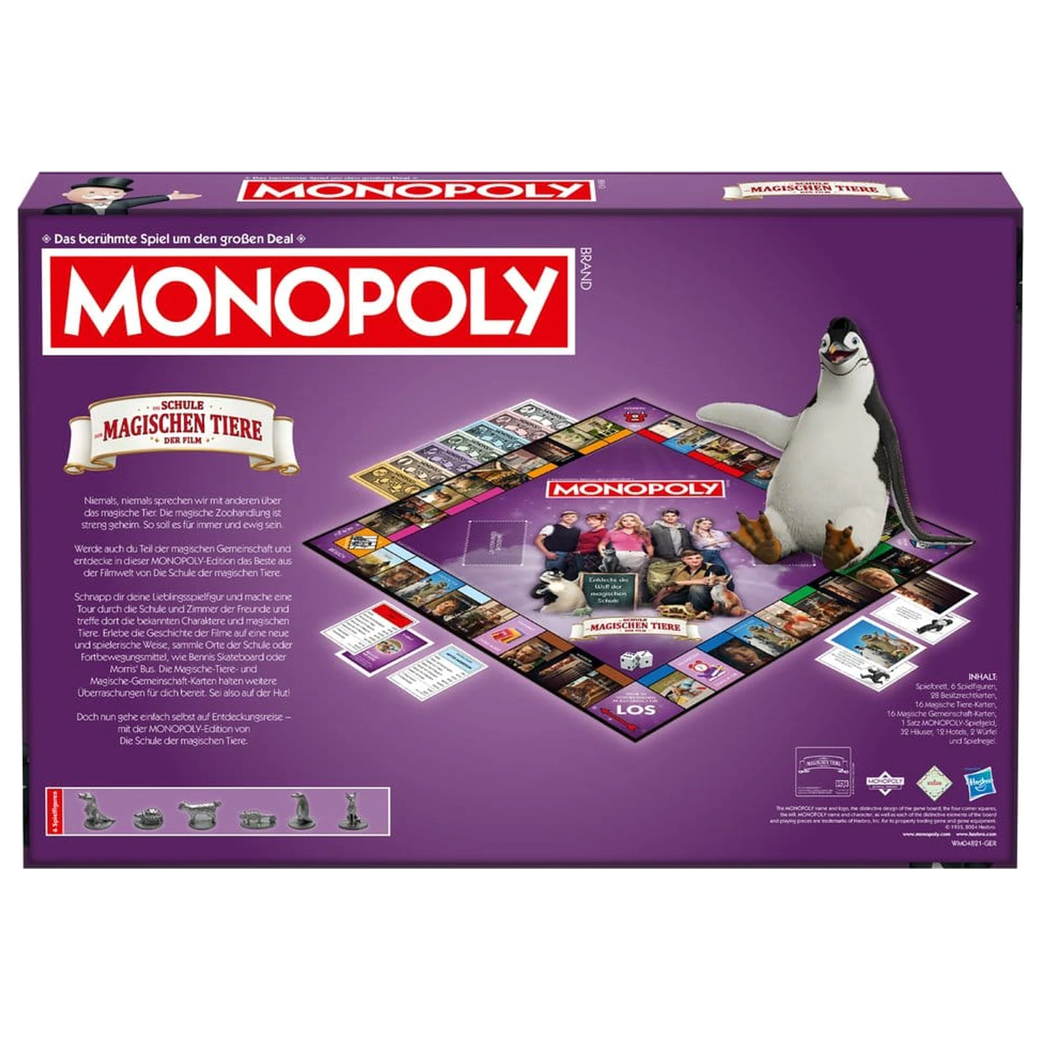 Monopoly društvena igra School of Magical Animals *njemačka verzija* fotografija proizvoda