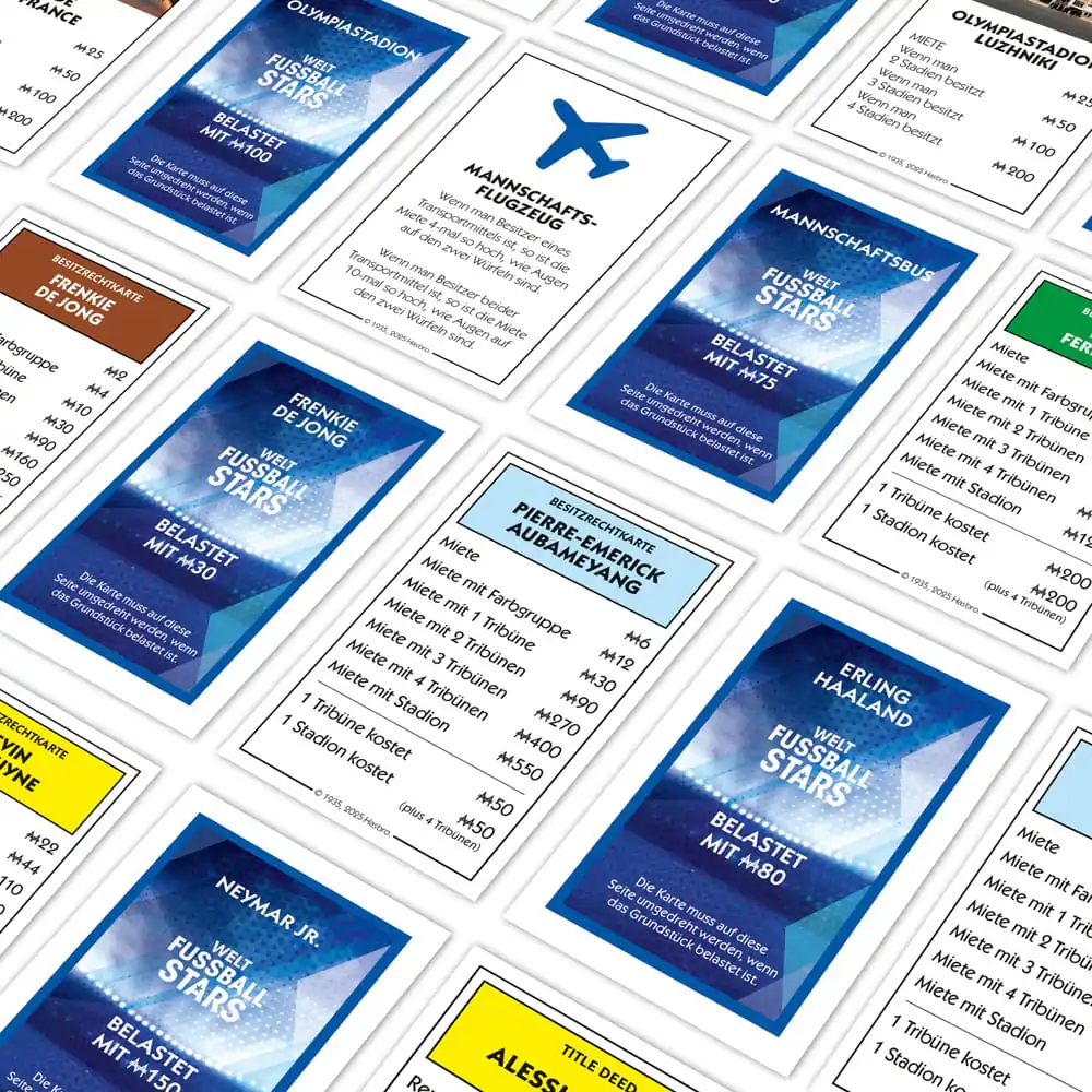 Monopoly društvena igra Weltfussballstars *Njemačka verzija* fotografija proizvoda