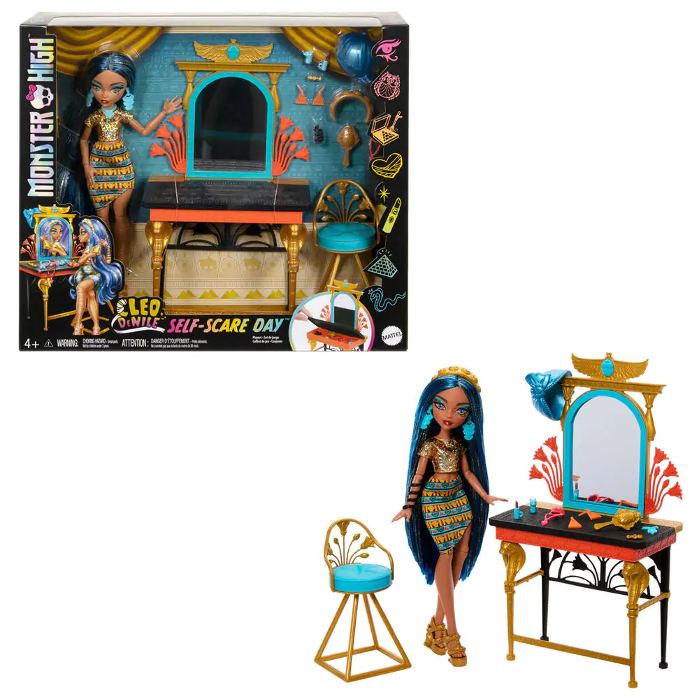 Monster High Cleo de Nile lutka sa stolom za šminkanje fotografija proizvoda