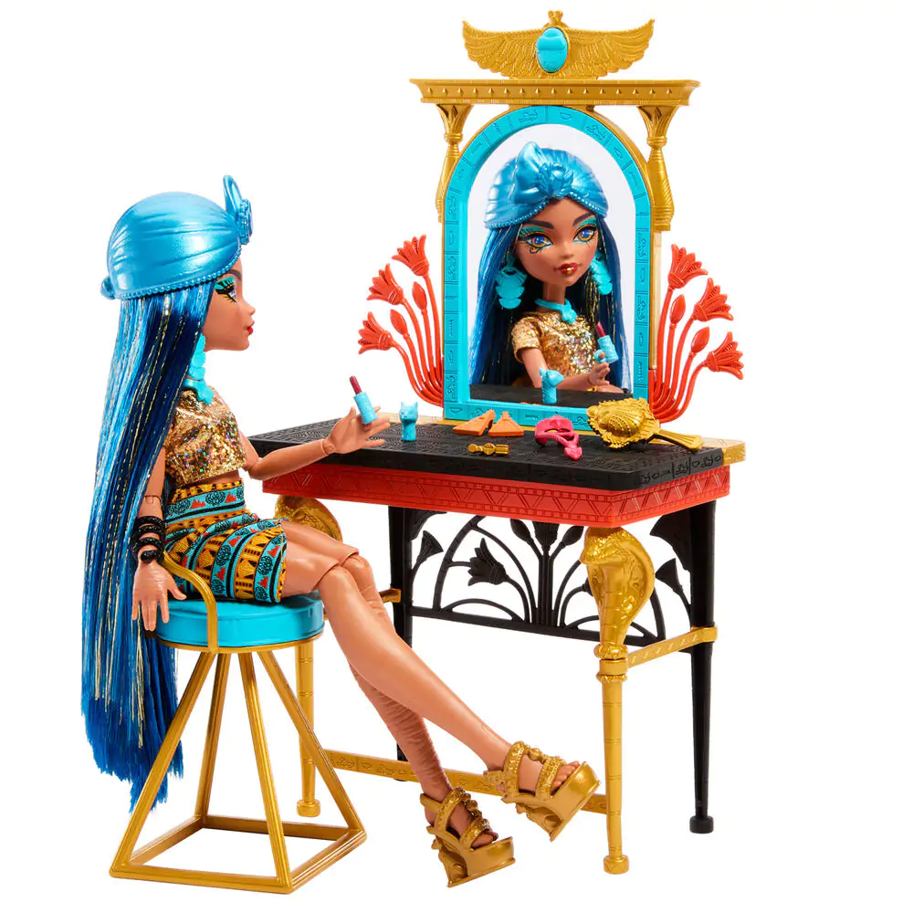 Monster High Cleo de Nile lutka sa stolom za šminkanje fotografija proizvoda