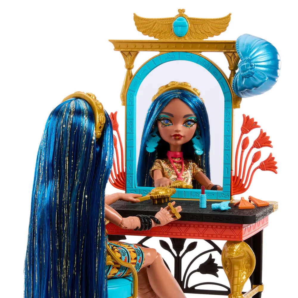 Monster High Cleo de Nile lutka sa stolom za šminkanje fotografija proizvoda