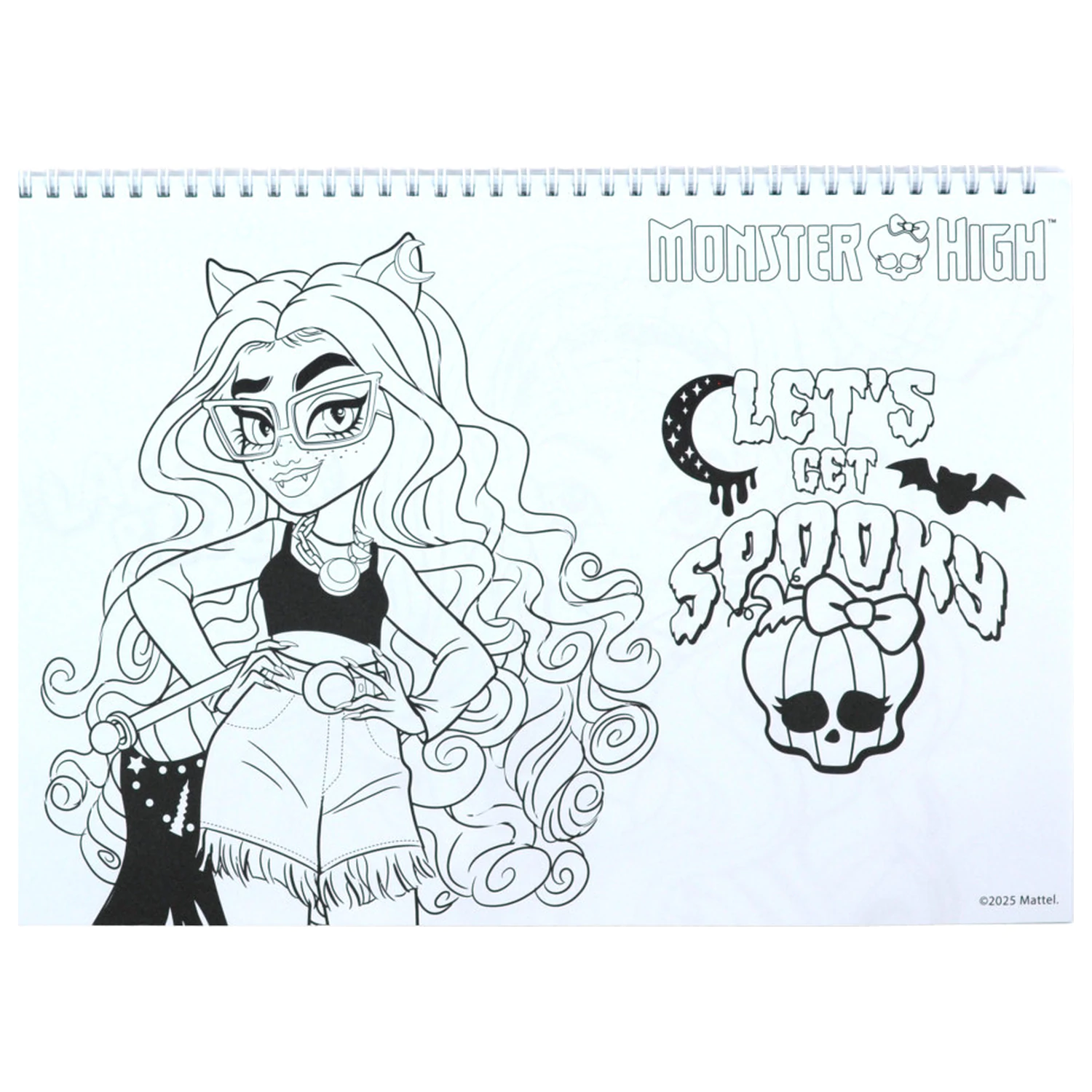 Monster High Crew A4 spiralni blok za skiciranje, 40 stranica sa naljepnicama fotografija proizvoda