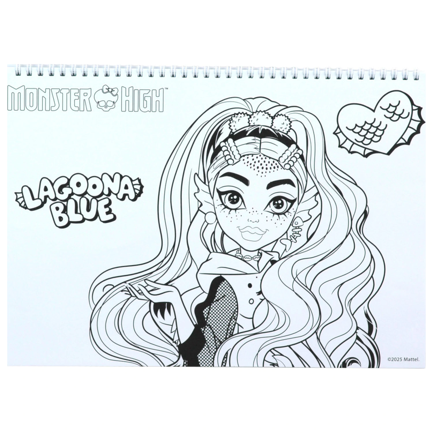 Monster High Crew A4 spiralni blok za skiciranje, 40 stranica sa naljepnicama fotografija proizvoda