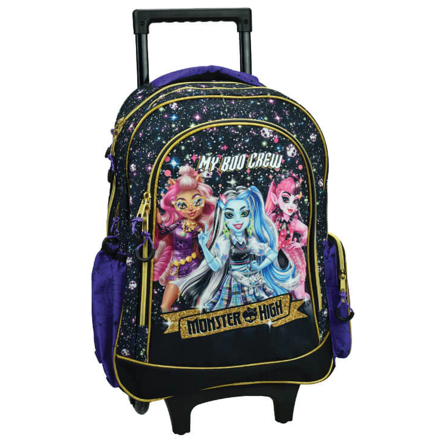 Monster High Crew školska torba na kotačima, torba 46 cm fotografija proizvoda