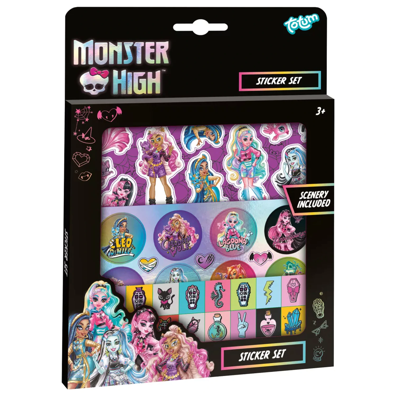 Monster High Dark set naljepnica fotografija proizvoda