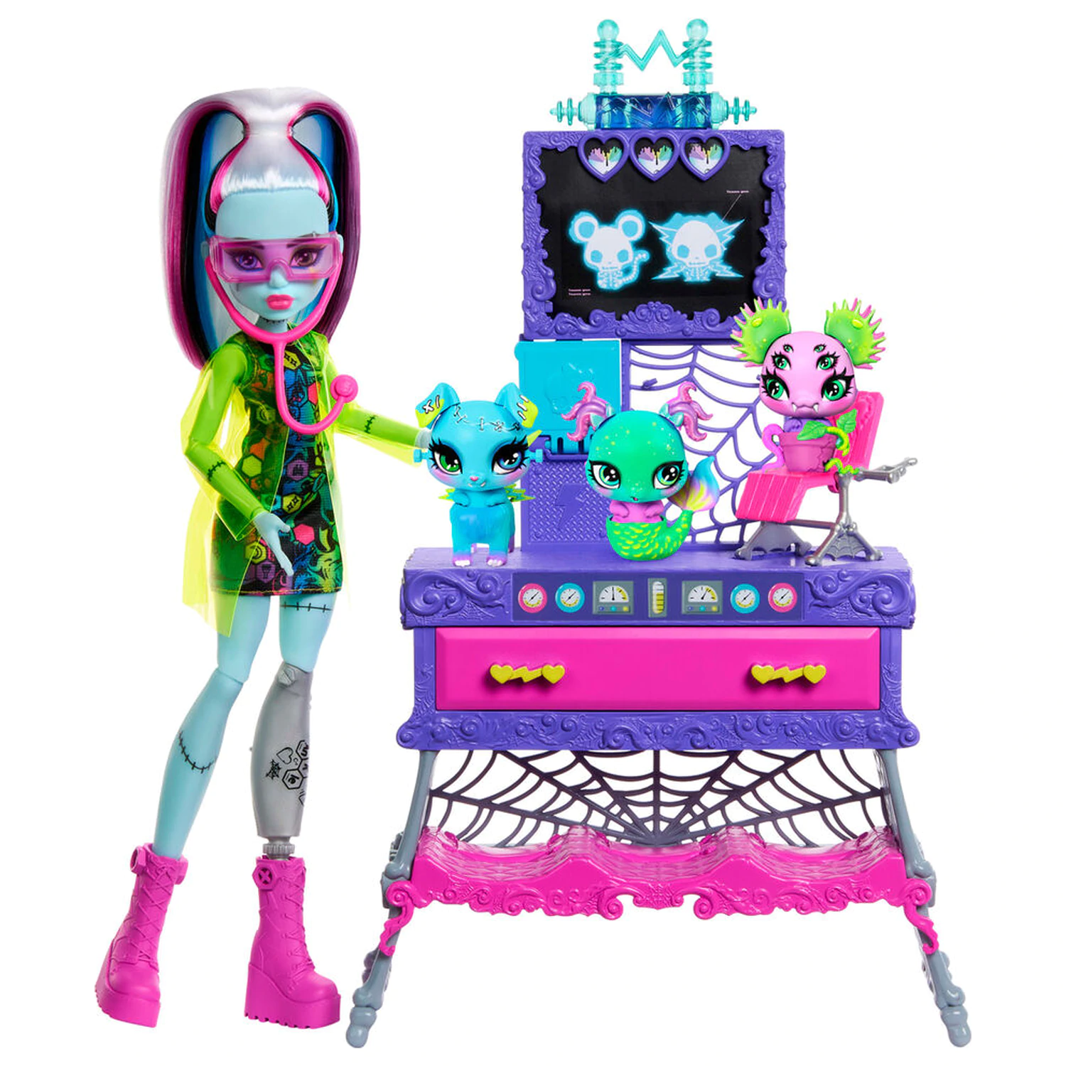 Monster High Frankie Stein + lutka s laboratorijem fotografija proizvoda
