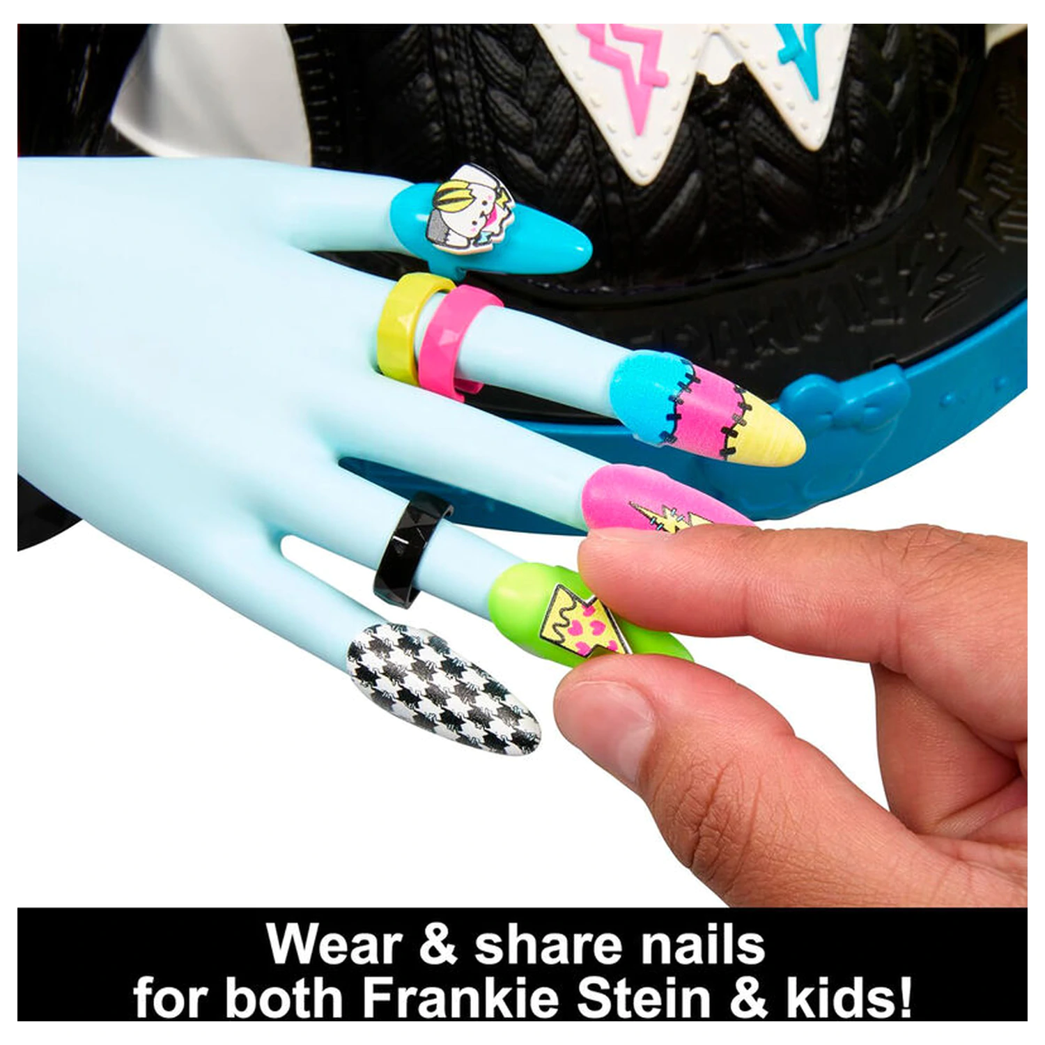 Monster High Frankie glava za stiliziranje, lutka fotografija proizvoda