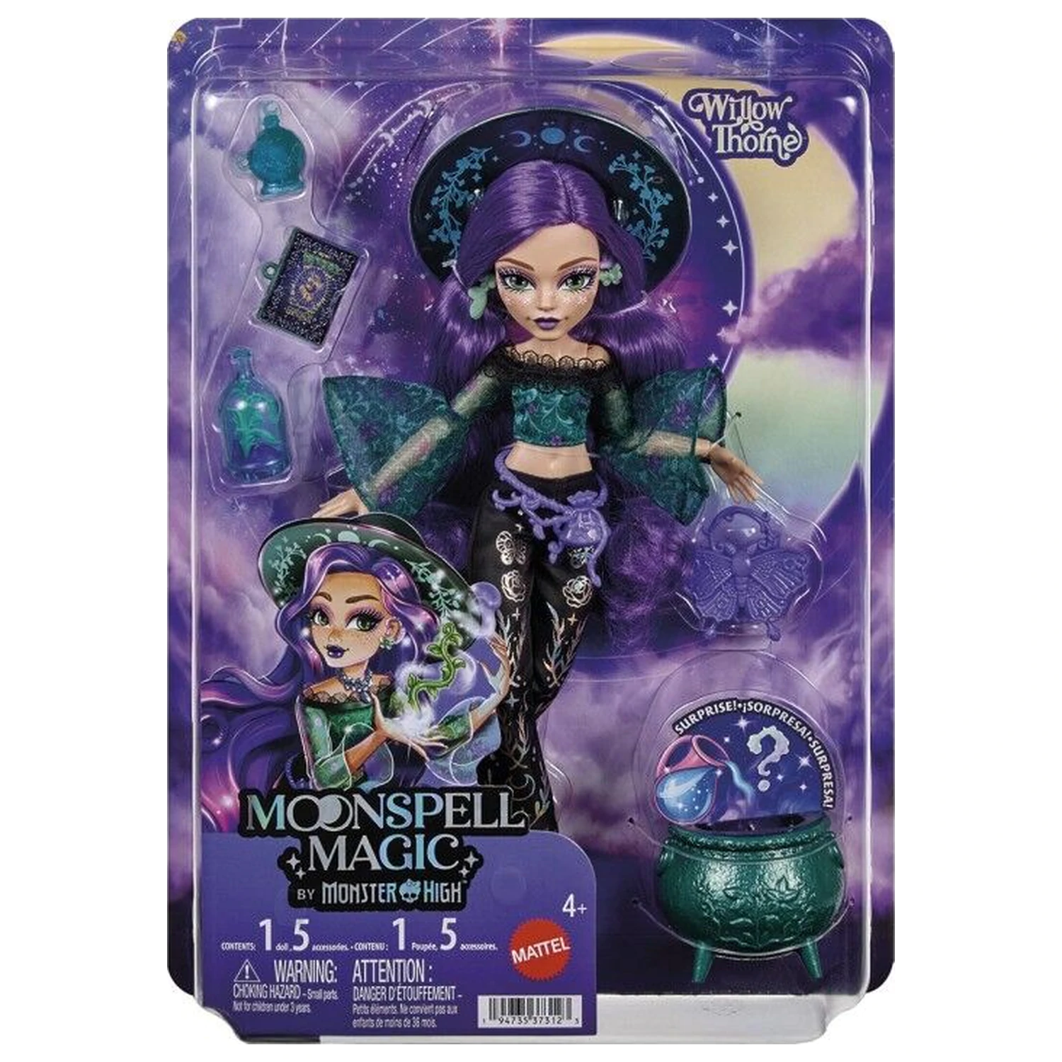 Monster High Moonspell High Willow Nature lutka fotografija proizvoda