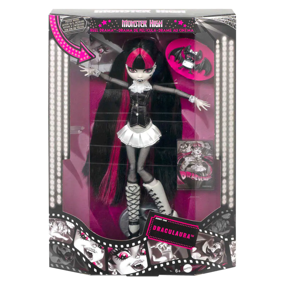 Monster High Reel Drama Draculaura lutka fotografija proizvoda