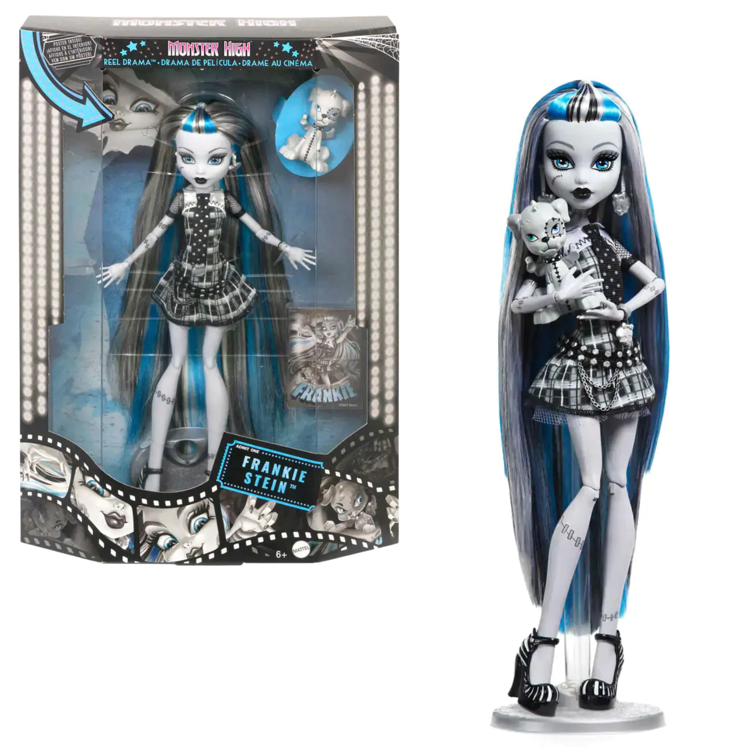 Monster High Reel Drama Frankie Stein lutka fotografija proizvoda