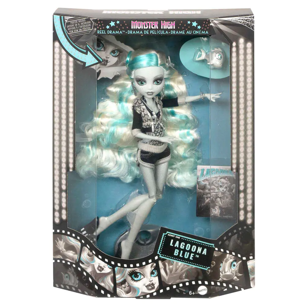 Monster High Reel Drama Lagoona Blue lutka fotografija proizvoda