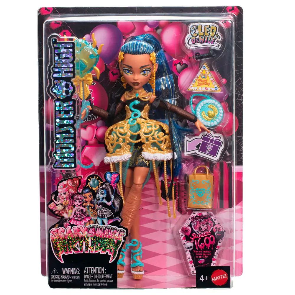 Monster High Scary Sweet Birthday 1600 Cleo De Nile lutka fotografija proizvoda